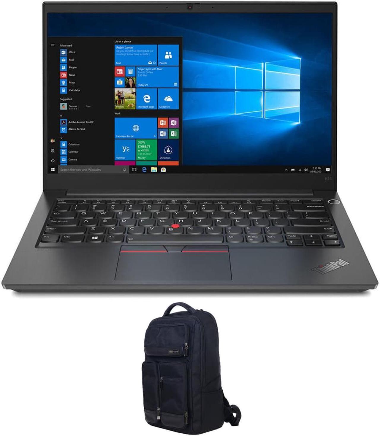 Main image of Lenovo ThinkPad E14 Gen 3 Home & Business Laptop (AMD Ryzen 7 5700U 8-Core, 14.0" 60Hz Full HD (1920x1080), AMD Radeon, 40GB RAM, 512GB PCIe SSD, Wifi, USB 3.2, Win 11 Pro) with Atlas Backpack
