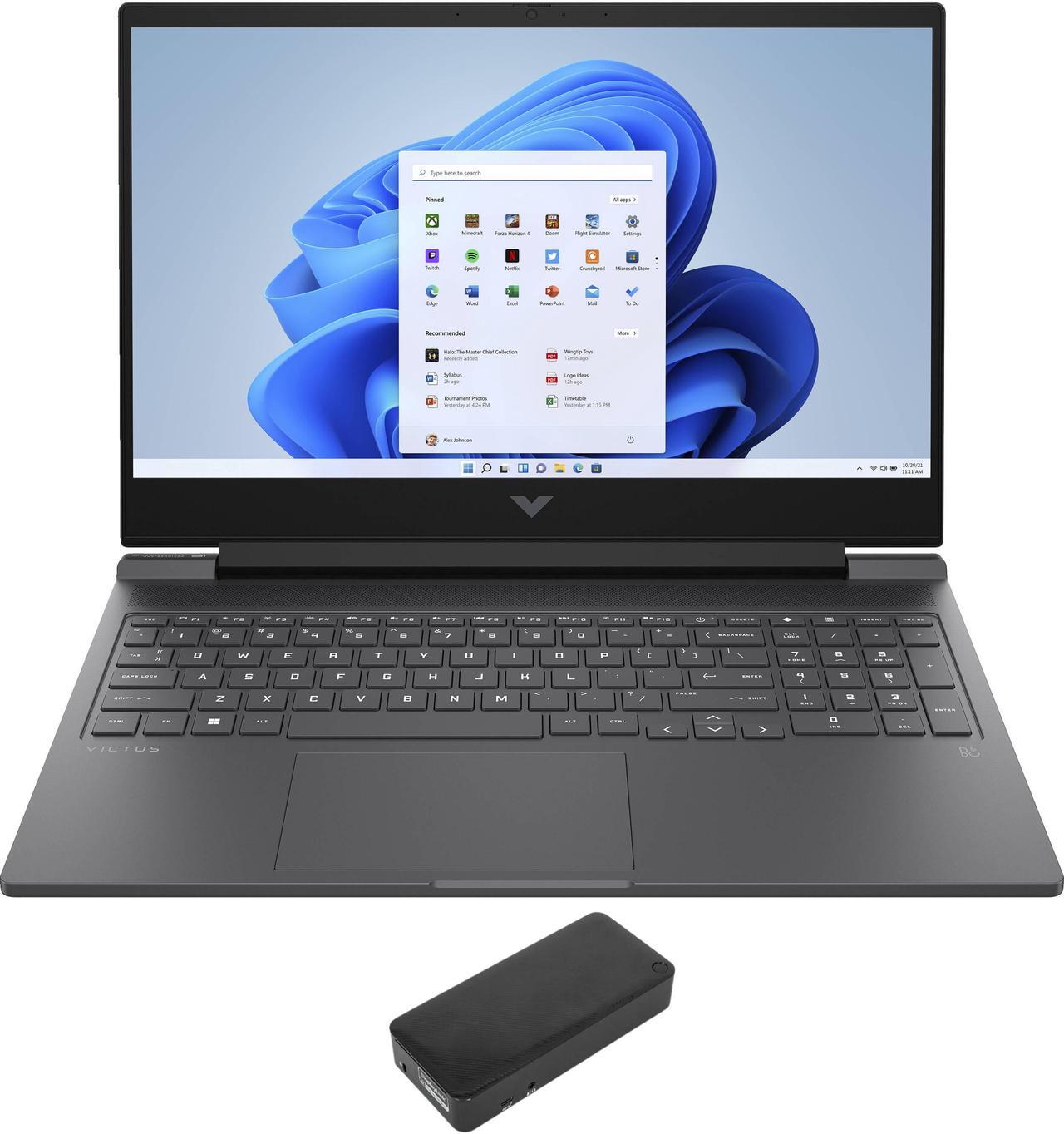 Main image of HP Victus 16-r0073cl Gaming & Entertainment Laptop (Intel i7-13700HX 16-Core, 16.1" 144 Hz Full HD (1920x1080), GeForce RTX 4060, 32GB DDR5 4800MHz RAM, 1TB PCIe SSD, Win 11 Pro) with DV4K Dock
