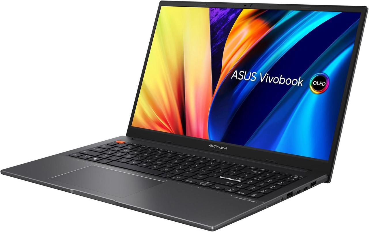 Alt view image 3 of 7 - ASUS Vivobook S 15 Home & Business Laptop (Intel i5-12500H 12-Core, 12GB RAM, 512GB PCIe SSD, Intel Iris Xe, 15.6" 60 Hz Full HD (1920x1080), Fingerprint, Wifi, Bluetooth, Win 11 Home) Refurbished