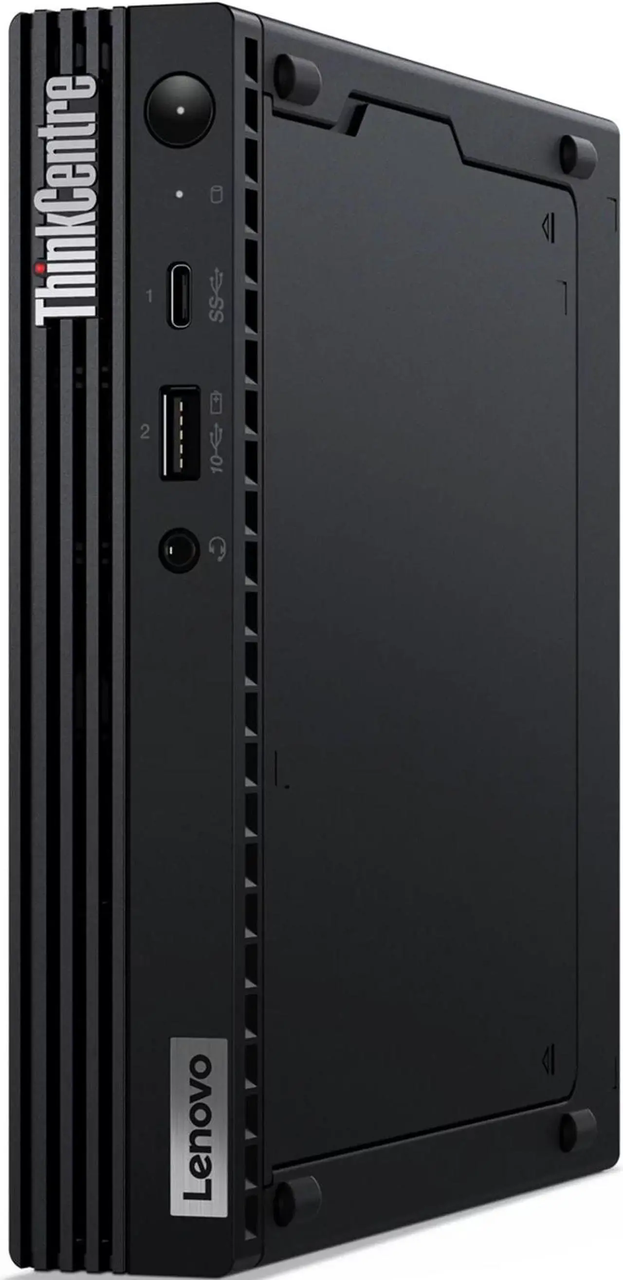 Alt view image 2 of 6 - Lenovo ThinkCentre M70q Tiny Home & Business Mini Desktop (Intel i3-10105T 4-Core, 32GB RAM, 2TB PCIe SSD, Intel UHD 630, Wifi, Bluetooth, HDMI, USB 3.2, Display Port, Raven Black, Win 11 Pro)