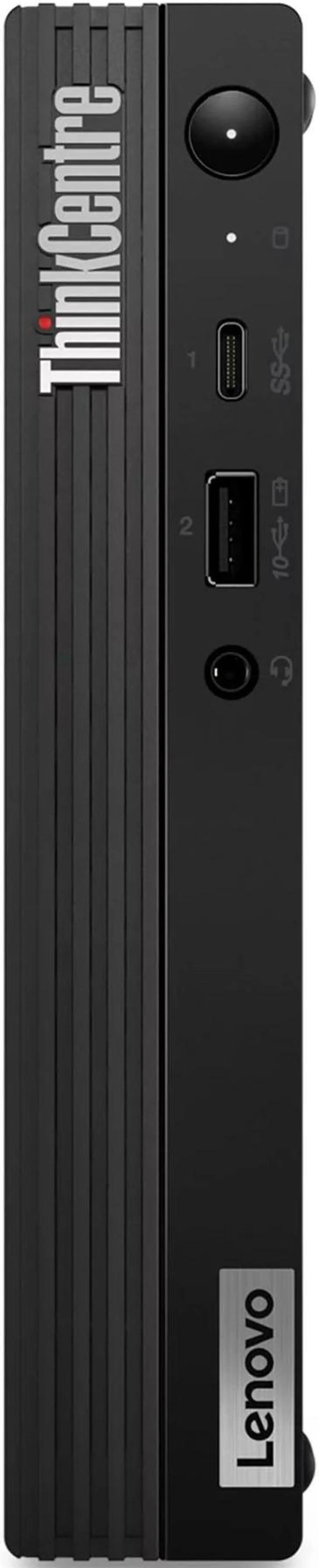 Alt view image 6 of 6 - Lenovo ThinkCentre M70q Tiny Home & Business Mini Desktop (Intel i3-10105T 4-Core, 32GB RAM, 2TB PCIe SSD, Intel UHD 630, Wifi, Bluetooth, HDMI, USB 3.2, Display Port, Raven Black, Win 11 Pro)
