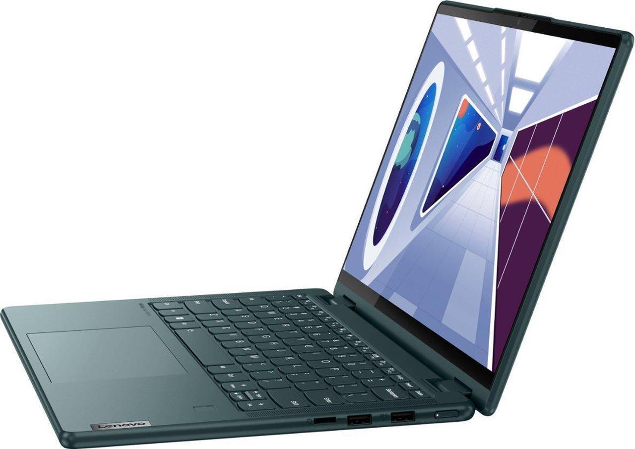 Alt view image 3 of 7 - Lenovo Yoga 6 Home & Business 2-in-1 Laptop (AMD Ryzen 5 7530U 6-Core, 13.3" 60 Hz Touch Wide UXGA (1920x1200), AMD Radeon, 8GB RAM, 256GB SSD, Backlit KB, Wifi, Win 11 Home) with DV4K Dock