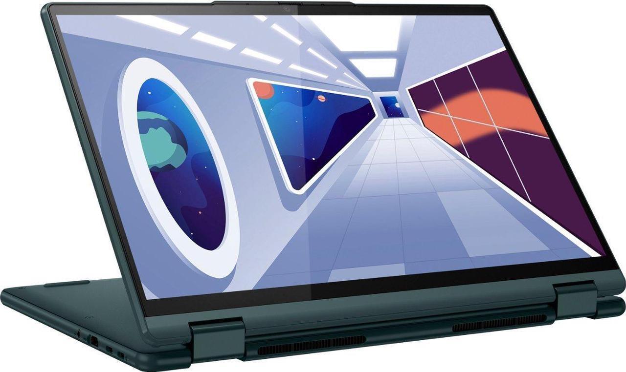 Alt view image 2 of 7 - Lenovo Yoga 6 Home & Business 2-in-1 Laptop (AMD Ryzen 5 7530U 6-Core, 13.3" 60 Hz Touch Wide UXGA (1920x1200), AMD Radeon, 8GB RAM, 256GB SSD, Backlit KB, Wifi, Win 11 Home) with DV4K Dock
