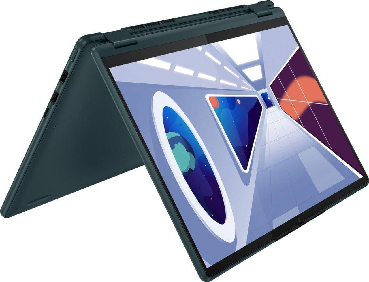 Alt view image 4 of 7 - Lenovo Yoga 6 Home & Business 2-in-1 Laptop (AMD Ryzen 5 7530U 6-Core, 13.3" 60 Hz Touch Wide UXGA (1920x1200), AMD Radeon, 8GB RAM, 256GB SSD, Backlit KB, Wifi, Win 11 Home) with DV4K Dock