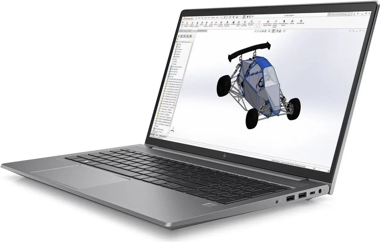 Alt view image 3 of 7 - HP ZBook Power G9 Workstation 15.6" FHD IPS (14-Core Intel i7-12700H upto 4.7 GHz, T600 4GB, 32GB DDR5, 512GB PCIe SSD, Backlit KYB, FP, Thunderbolt 4, WiFi 6E, Win 10 Pro)