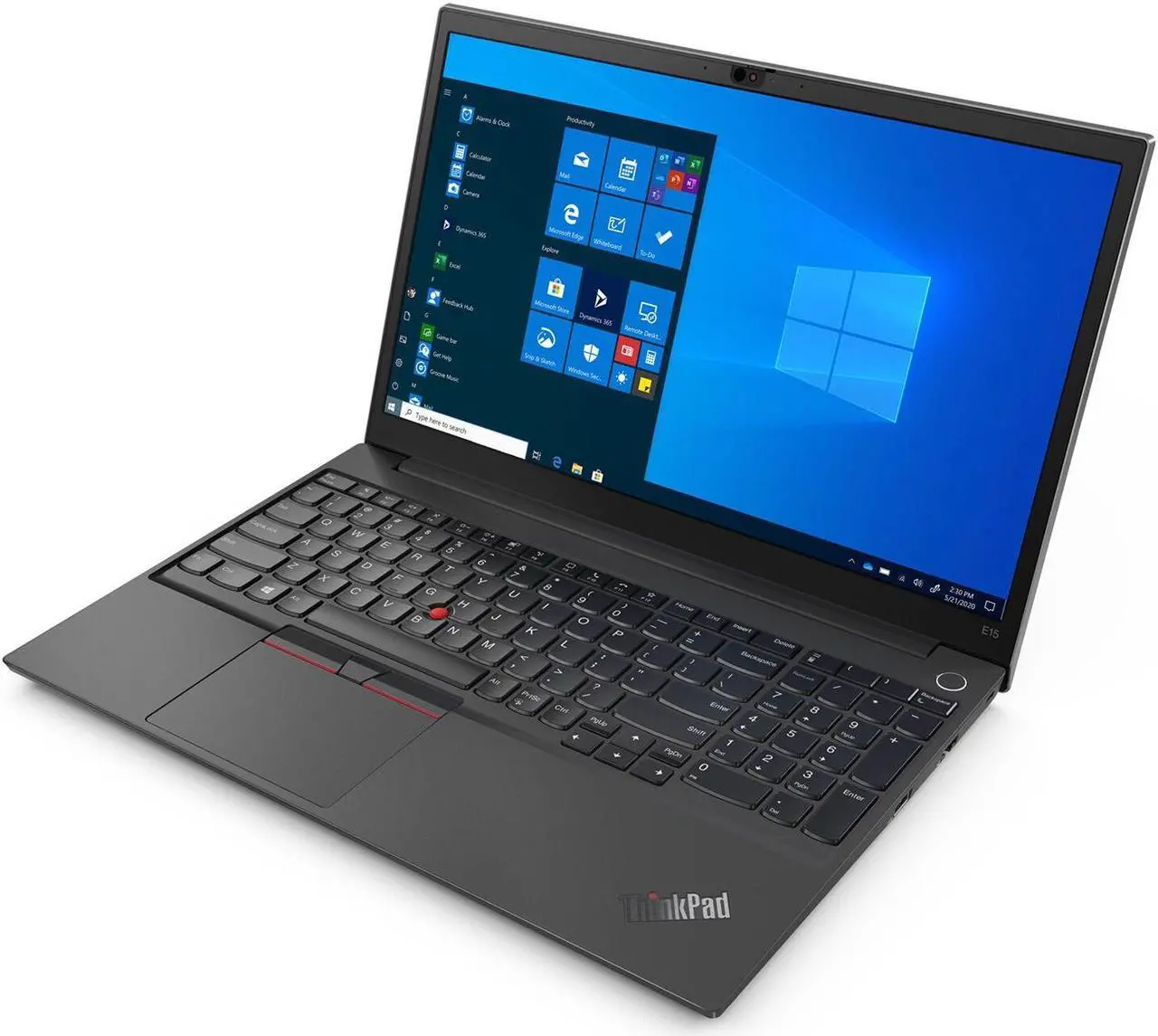 Alt view image 3 of 7 - Lenovo E15 Gen 2 Business Laptop 15.6" LCD FHD Display (Intel i5-1135G7, 8GB DDR4, 512GB M.2  PCIe SSD, NVIDIA MX450, Fingerprint, Thunderbolt 4, WiFi 6, HD Webcam, Win 11 Pro) (Renewed)