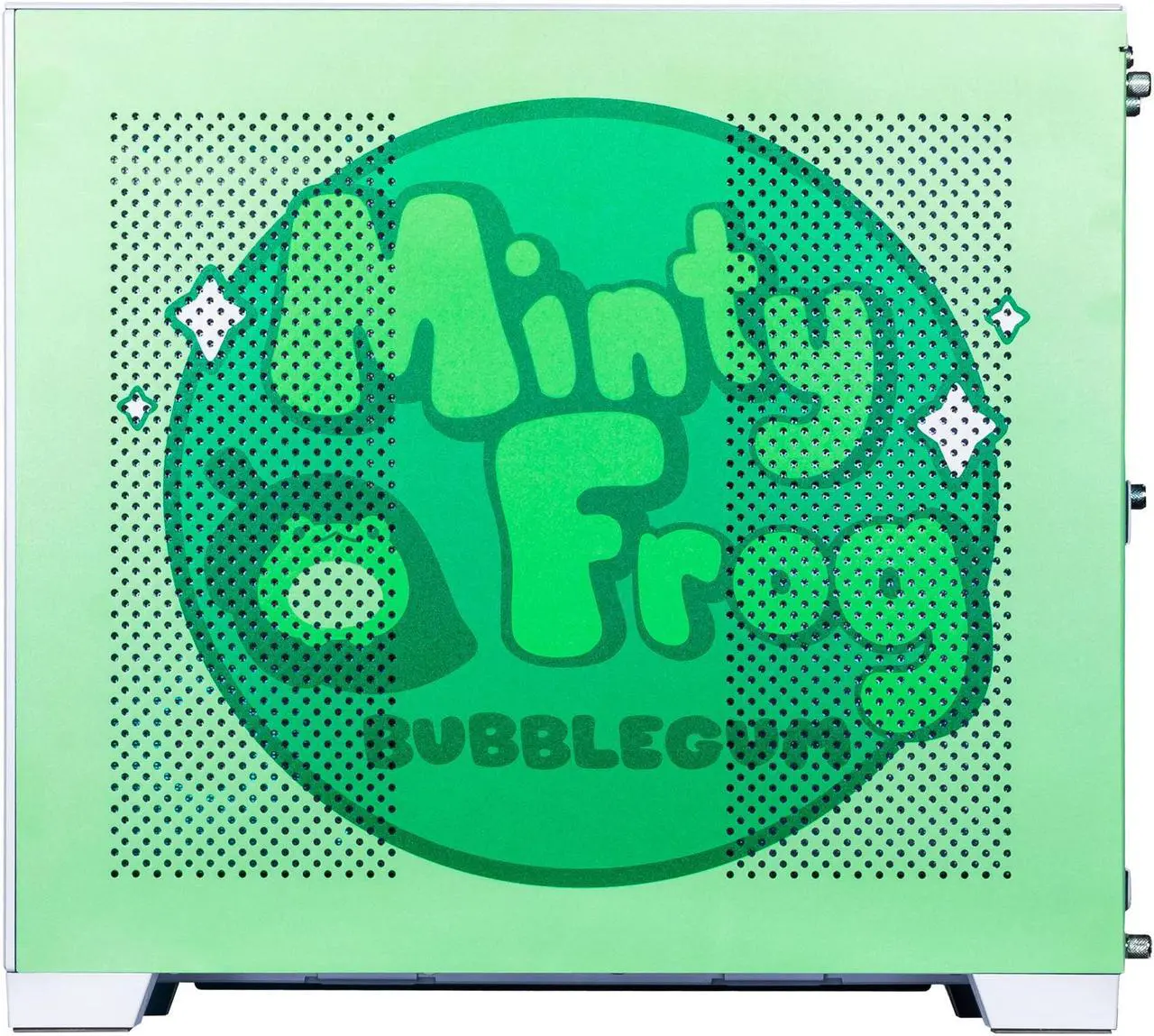 Alt view image 2 of 7 - Velztorm Minty Frog Custom Built Gaming Desktop PC (AMD Ryzen 7 5700X 8-Core, 64GB RAM, 2TB PCIe SSD + 2TB HDD (3.5), Radeon RX 6900 XT, Wifi, Bluetooth, HDMI, USB 3.2, Display Port, Win 11 Home)