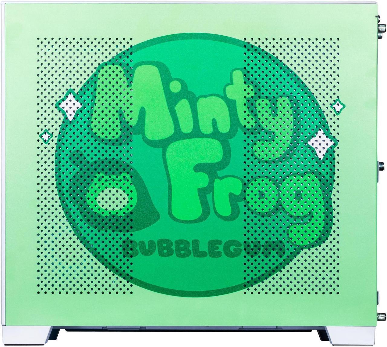 Alt view image 2 of 7 - Velztorm Minty Frog Green Limited Edition Gaming PC (AMD Ryzen 7 5700X 8-Core, 64GB DDR4, 4TB PCIe SSD + 3TB HDD (3.5), GeForce RTX 3070, WiFi 5, BT 5, Liquid Cooled 240mm, 850W, Win 11 Home)