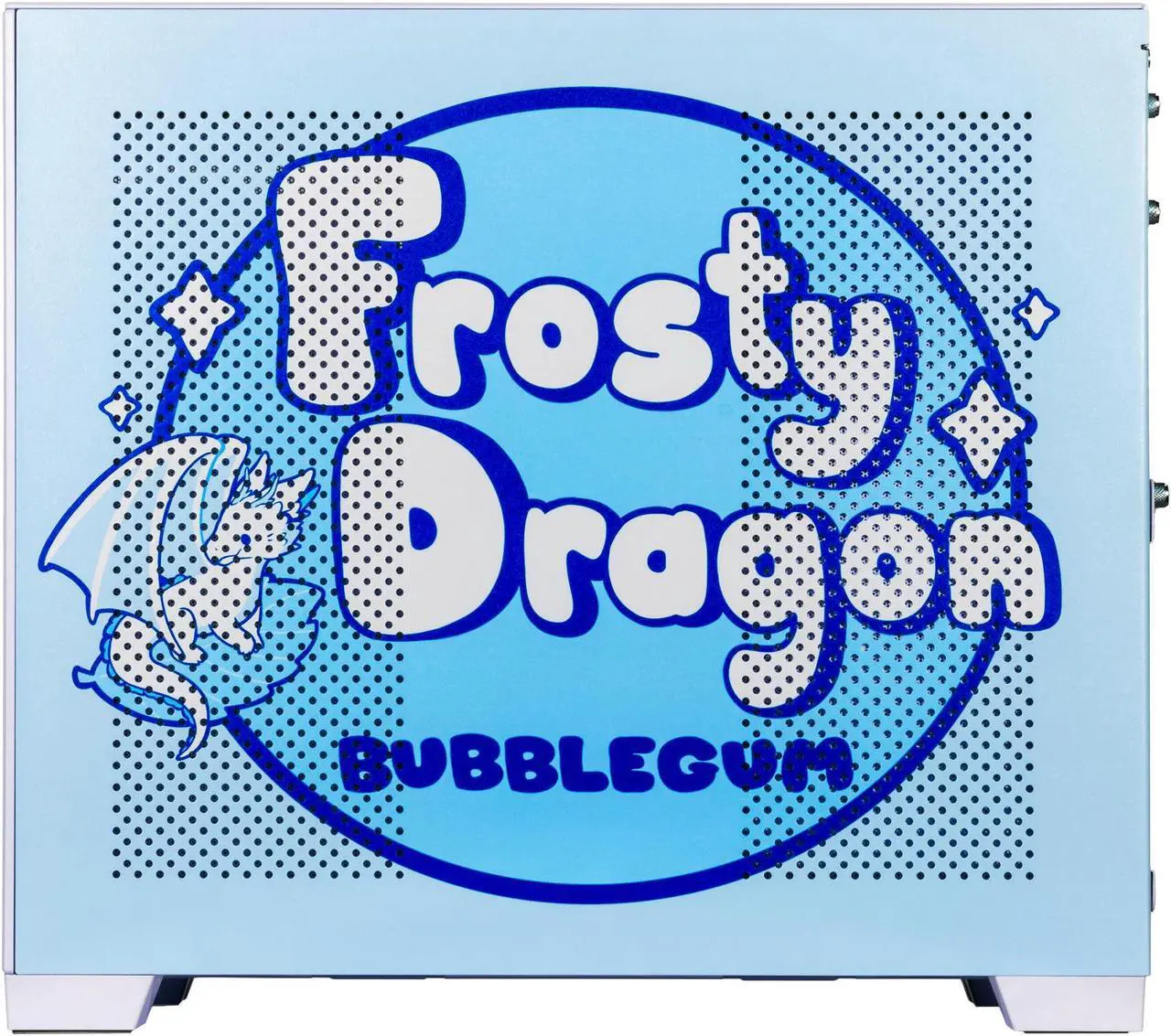 Alt view image 6 of 7 - Velztorm Frosty Dragon Custom Built Gaming Desktop PC (AMD Ryzen 7 5700X, Radeon RX 9070 XT, 128GB DDR4, 4TB PCIe SSD + 6TB HDD, RGB Fans, 240mm AIO, 850W PSU, WiFi 5, Bluetooth 5.0, Win 10 Pro)