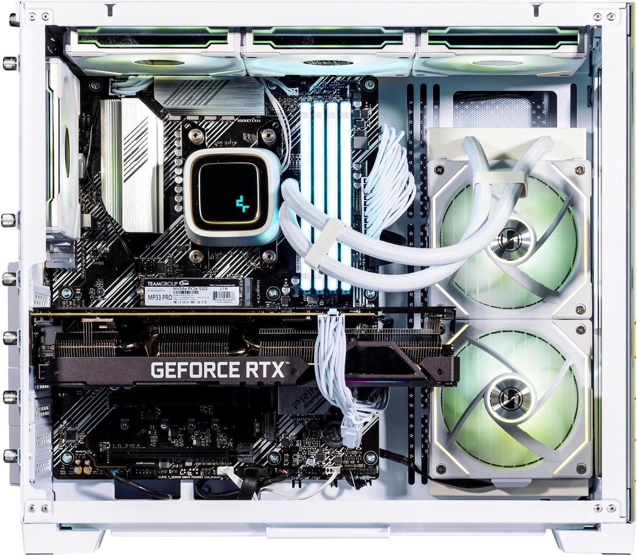Alt view image 5 of 7 - Velztorm Fruity Bunny Yellow Limited Edition Gaming PC (AMD Ryzen 7 5700X 8-Core, 128GB DDR4, 4TB PCIe SSD + 6TB HDD (3.5), GeForce RTX 4060, WiFi 5, BT 5, Liquid Cooled 240mm, 850W, Win11Home)