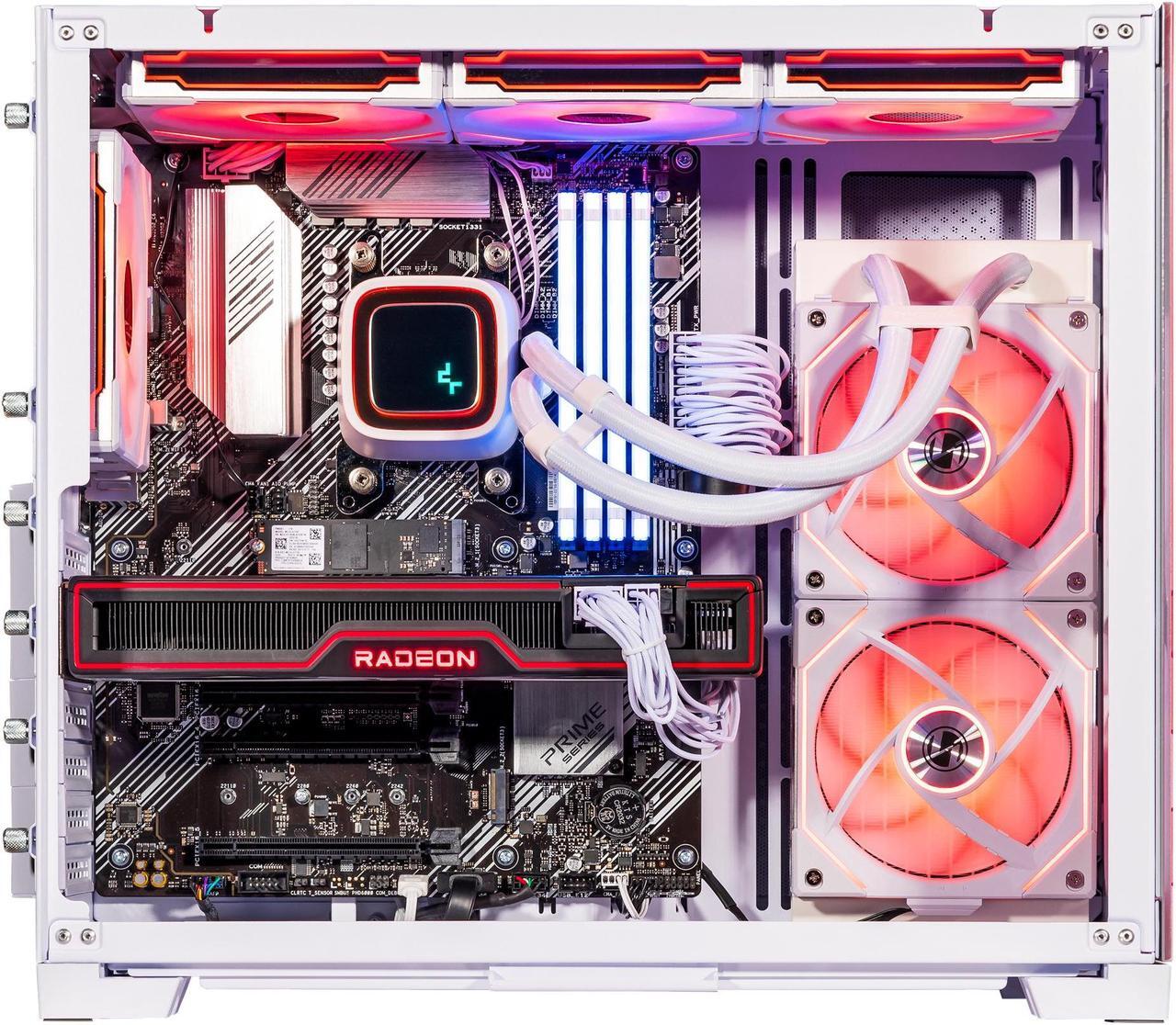 Alt view image 4 of 7 - Velztorm Cinnamon Fox Custom Built Gaming Desktop PC (AMD Ryzen 7 5700X, Radeon RX 9070 XT, 128GB DDR4, 4TB PCIe SSD + 6TB HDD, RGB Fans, 240mm AIO, 850W PSU, WiFi 5, Bluetooth 5.0, RJ-45, Win 10 Pro)