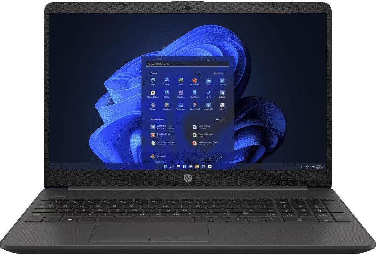 Main image of HP 255 G8 Laptop 15.6" Full HD (1920x1080) (AMD Ryzen 5 5500U 6-Core, AMD Radeon, 8GB RAM, 512GB PCIe SSD, Wifi, Webcam, Bluetooth, Dark Ash Silver, Win 10 Home) (Renewed)