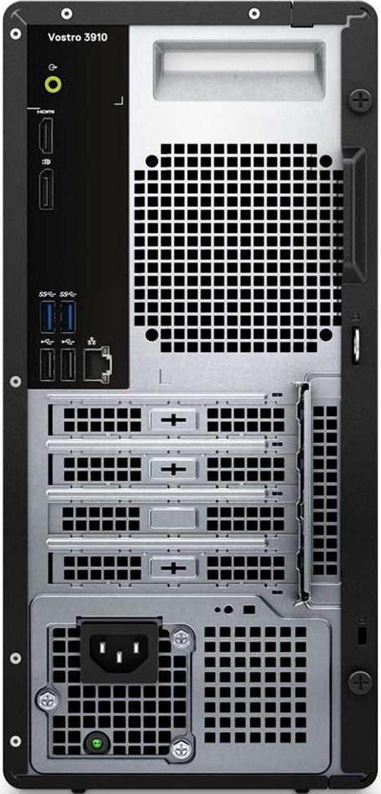 Alt view image 4 of 5 - Dell Vostro 3910 Home & Business Desktop (Intel i3-12100 4-Core, Intel UHD 730, 16GB RAM, 512GB PCIe SSD, Wifi, USB 3.2, HDMI, Bluetooth, Display Port, Optical Drive, Win 11 Pro) with Plug