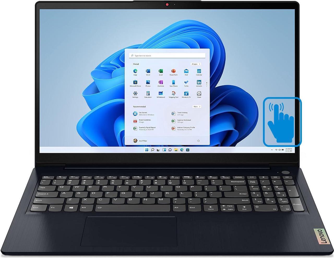 Main image of Lenovo IdeaPad 3 Home & Business Laptop (Intel i5-1235U 10-Core, 16GB RAM, 1TB PCIe SSD, Intel Iris Xe, 15.6" 60 Hz Touch Full HD (1920x1080), Fingerprint, Wifi, Bluetooth, Win 11 Pro) Refurbished