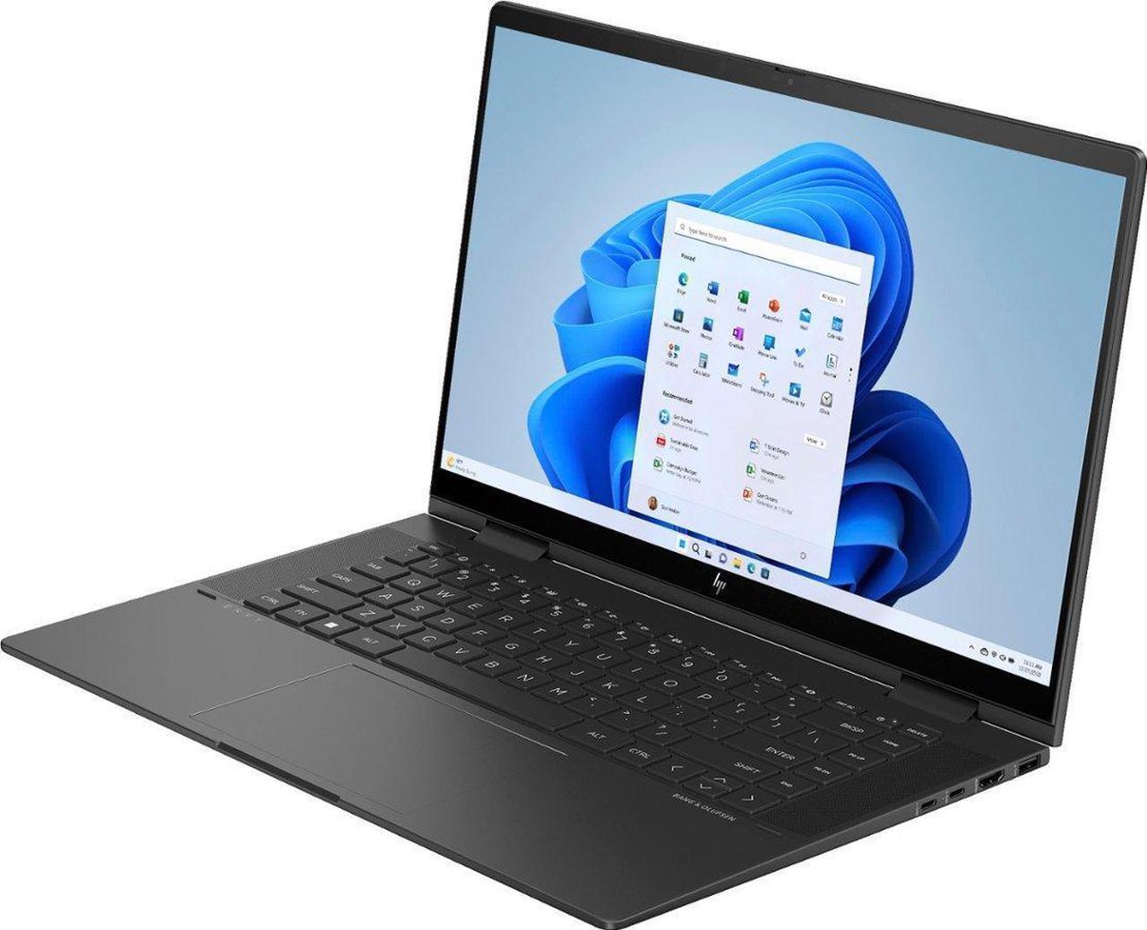 Alt view image 4 of 7 - HP Envy x360 15t-fh Home & Business 2-in-1 Laptop (AMD Ryzen 7 7730U 8-Core, 15.6" 60 Hz Touch Full HD (1920x1080), AMD Radeon, 16GB RAM, 2TB PCIe SSD, Backlit KB, Win 11 Home) with 1680D Backpack