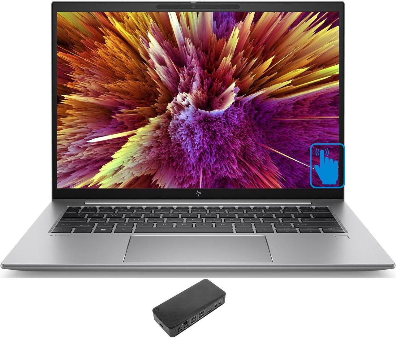 Main image of HP ZBook Firefly G10 Workstation Laptop (Intel i7-1360P 12-Core, 14.0" 60 Hz Touch Wide UXGA (1920x1200), Intel Iris Xe, 16GB DDR5 5200MHz RAM, 512GB SSD, Backlit KB, Wifi, Win 11 Pro) with USB-C Dock