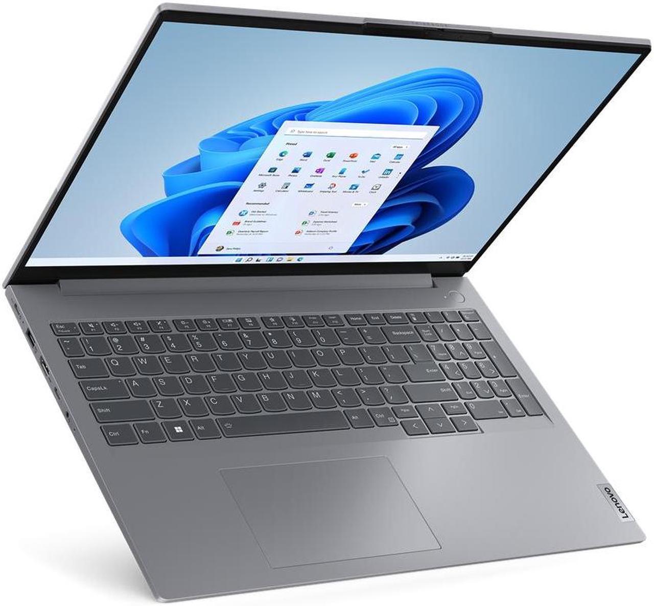 Alt view image 3 of 7 - Lenovo ThinkBook 16 Gen 6 Home & Business Laptop (Intel i7-1355U 10-Core, 16.0" 60 Hz Touch Wide UXGA (1920x1200), Intel Iris Xe, 16GB DDR5 5200MHz RAM, Win 10 Pro) with 1680D Backpack