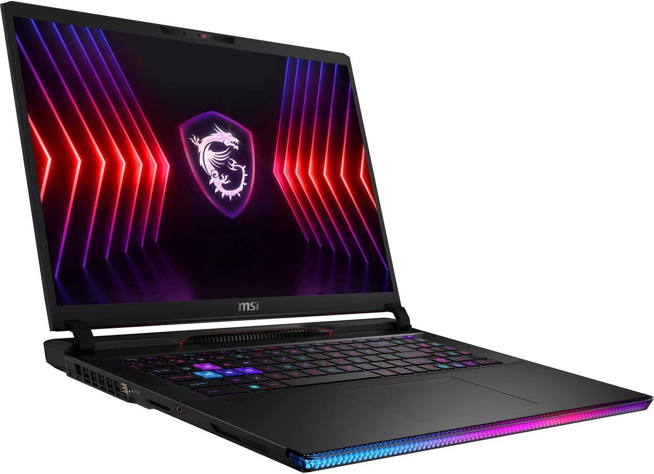 Alt view image 2 of 6 - MSI Raider GE78HX Gaming Laptop 17" WQXGA 240Hz (24-Core 14th Gen Intel i9-14900HX, GeForce RTX 4090, 64GB DDR5, 2TB PCIe SSD, Per Key RGB KYB, Thunderbolt 4, WiFi 7, Win10P)