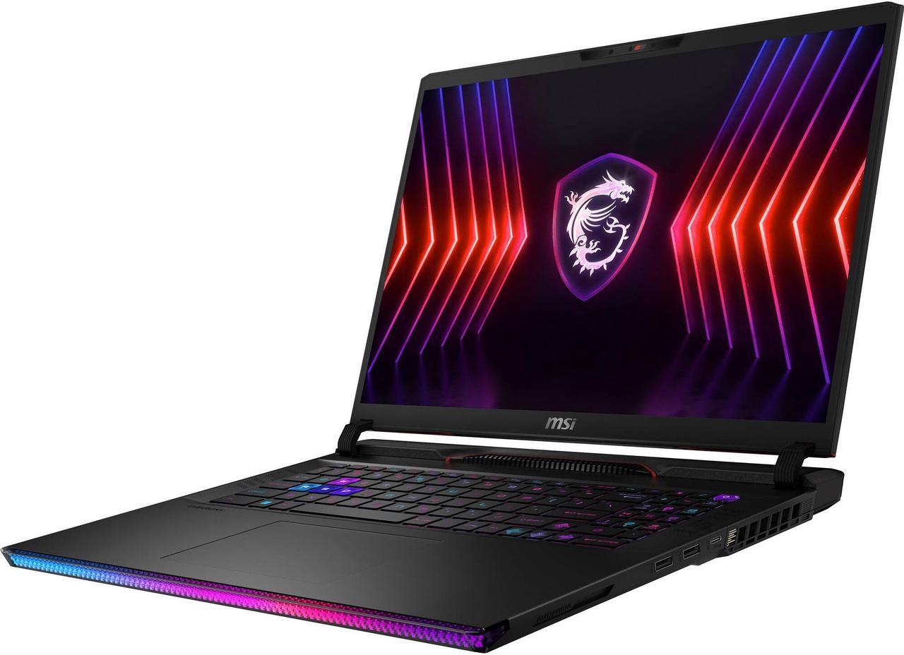Alt view image 3 of 6 - MSI Raider GE78HX Gaming Laptop 17" WQXGA 240Hz (24-Core 14th Gen Intel i9-14900HX, GeForce RTX 4090, 64GB DDR5, 2TB PCIe SSD, Per Key RGB KYB, Thunderbolt 4, WiFi 7, Win10P)