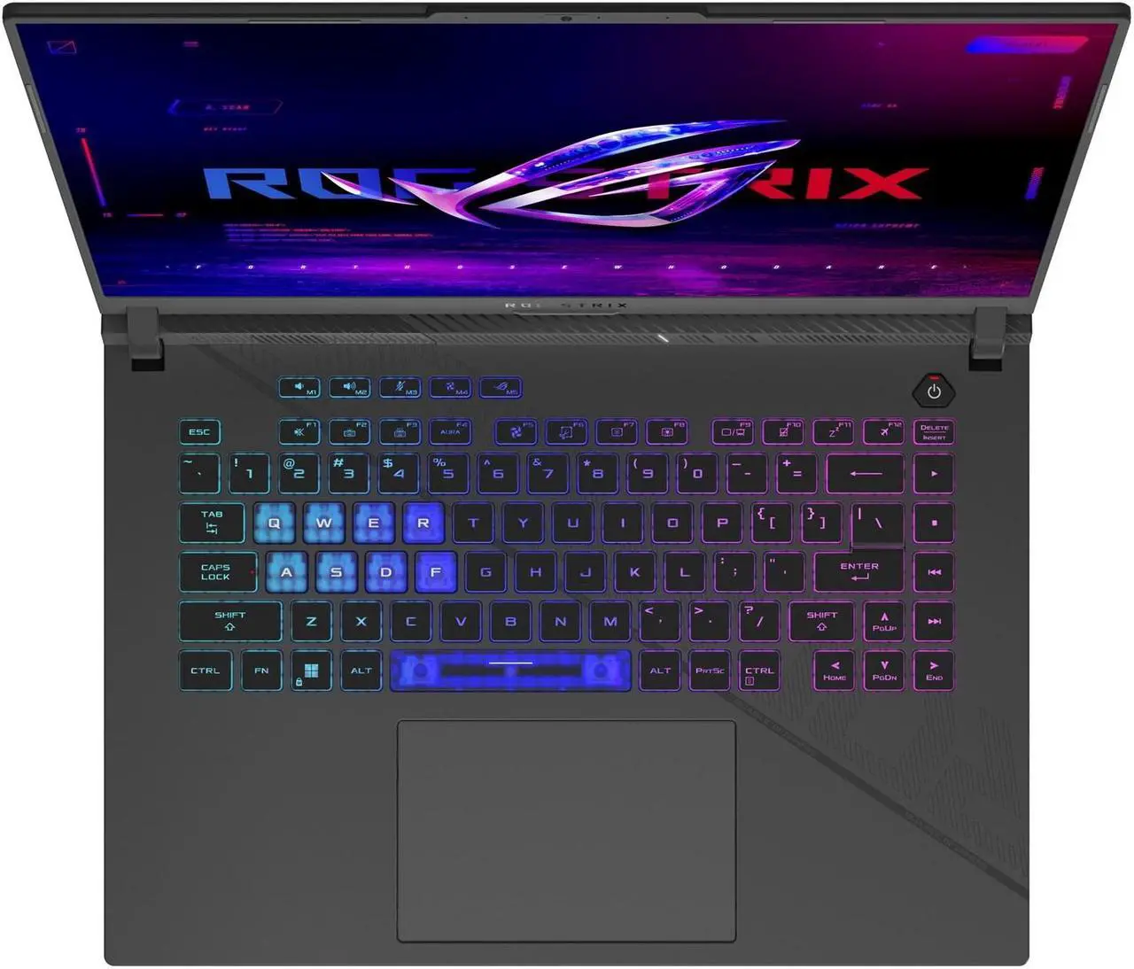 Alt view image 3 of 6 - ASUS ROG Strix G16 Gaming Laptop 16.0" 240 Hz WQXGA (14th Gen Intel i9-14900HX, GeForce RTX 4060 8GB, 16GB DDR5, 2TB SSD, Per Key RGB KYB, Thunderbolt 4, Wi-Fi 6E, Win 10 Pro)