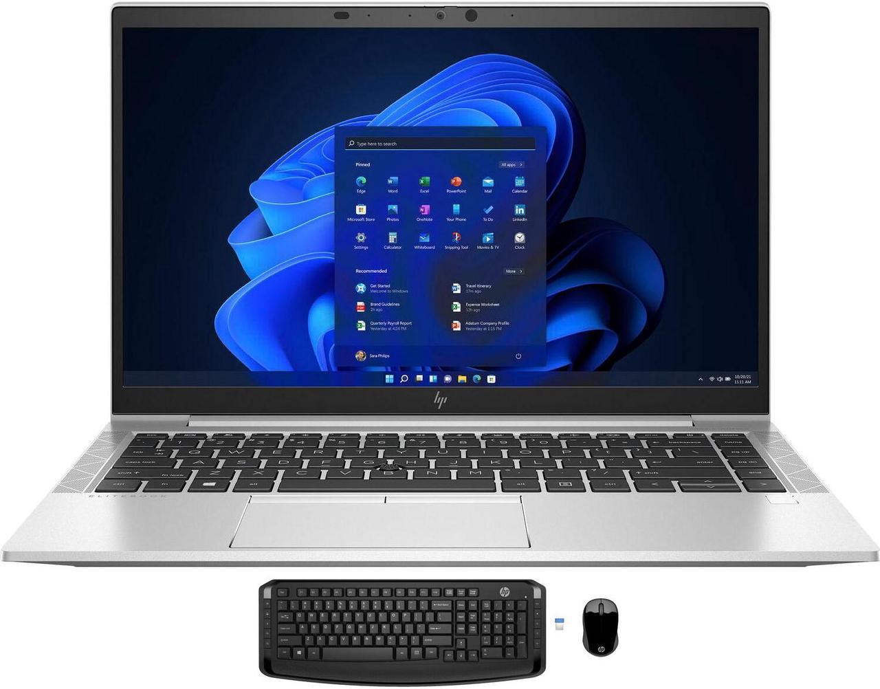 Main image of HP EliteBook 840 G8 Home & Business Laptop (Intel i5-1145G7 4-Core, 14.0" 60 Hz Full HD (1920x1080), Intel Iris Xe, 64GB RAM, 2TB PCIe SSD, Win 10 Pro) with HP Wireless Keyboard and Mouse