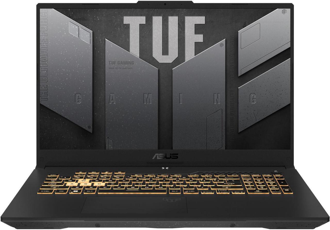 Main image of ASUS TUF Gaming F17 Laptop 17.3" 144 Hz FHD Display (12-Core Intel i5-12500H, GeForce RTX 3050 4GB, 32GB RAM, 2TB PCIe SSD, RGB Backlit KYB, Thunderbolt 4, WiFi 6, HD Webcam, Win 11 Pro)