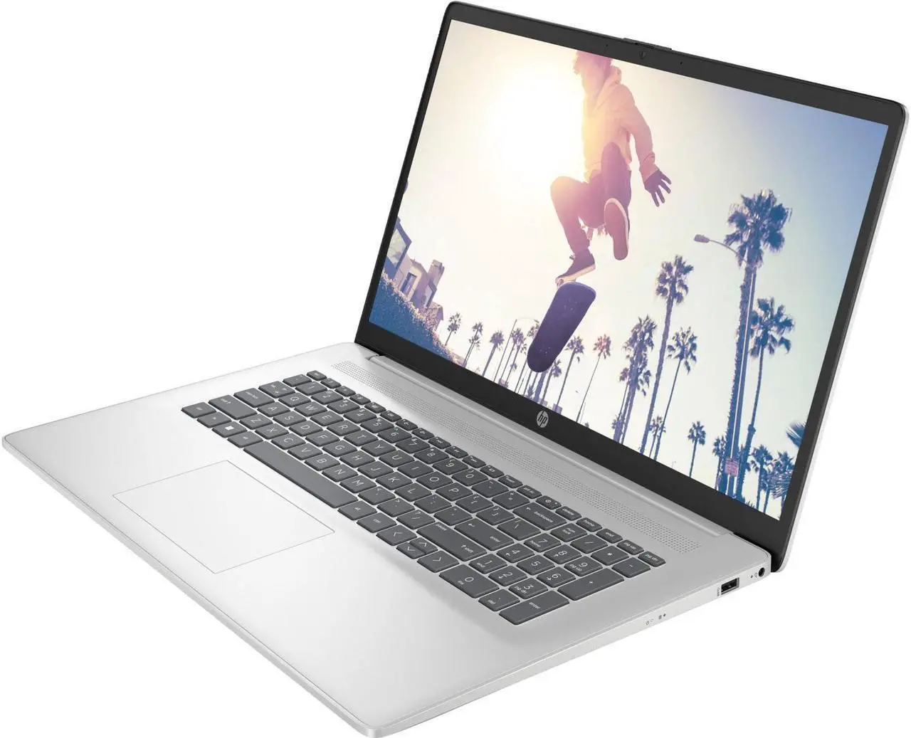 Alt view image 3 of 6 - HP 17z-cp300 Business Laptop 17.3" IPS FHD Display (AMD Ryzen 5 7530U, 64GB DDR4, 2TB PCIe SSD, AMD Radeon, WiFi 6, Webcam, Bluetooth 5.3, Win 11 Pro)
