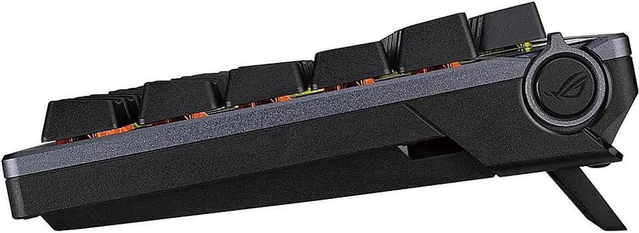 Alt view image 5 of 7 - ASUS ROG Azoth 75% TKL Bluetooth and RF Wireless Red Switch Mechanical Gaming Keyboard, Bundle with ROG Keris Mouse, Gasket-Mount, Three-Layer Dampening, Hot-Swappable Switches, Gunmetal Color