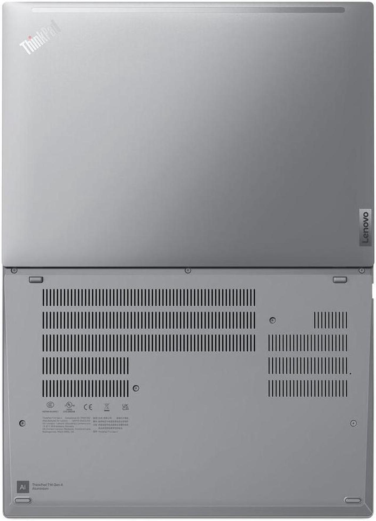 Alt view image 4 of 7 - Lenovo ThinkPad T14 Gen 4 Home & Business Laptop (Intel i7-1355U 10-Core, 14.0" 60 Hz Touch Wide UXGA (1920x1200), Intel UHD, 16GB DDR5 5200MHz RAM, 512GB SSD, Win 11 Pro) with Premium Backpack