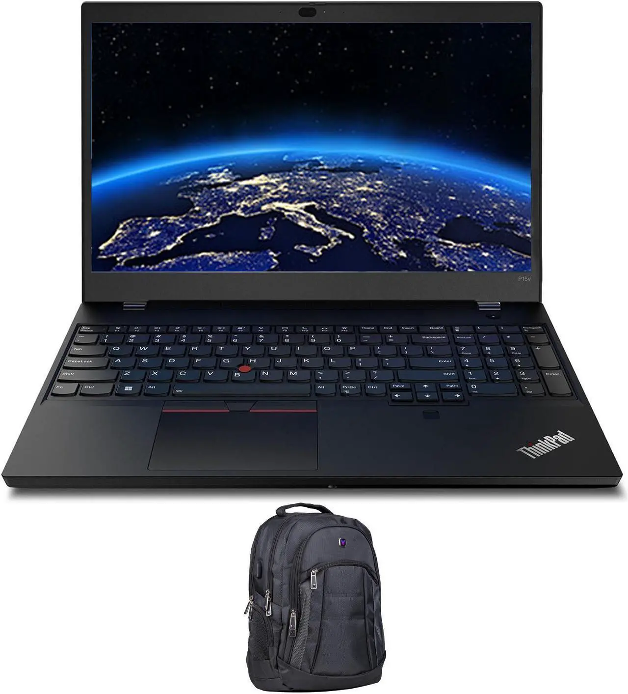 Main image of Lenovo ThinkPad P15v Gen 3 Home & Business Laptop (AMD Ryzen 7 PRO 6850H 8-Core, 15.6" 60 Hz Full HD (1920x1080), NVIDIA T600, 32GB DDR5 4800MHz RAM, Win 11 Pro) with Premium Backpack