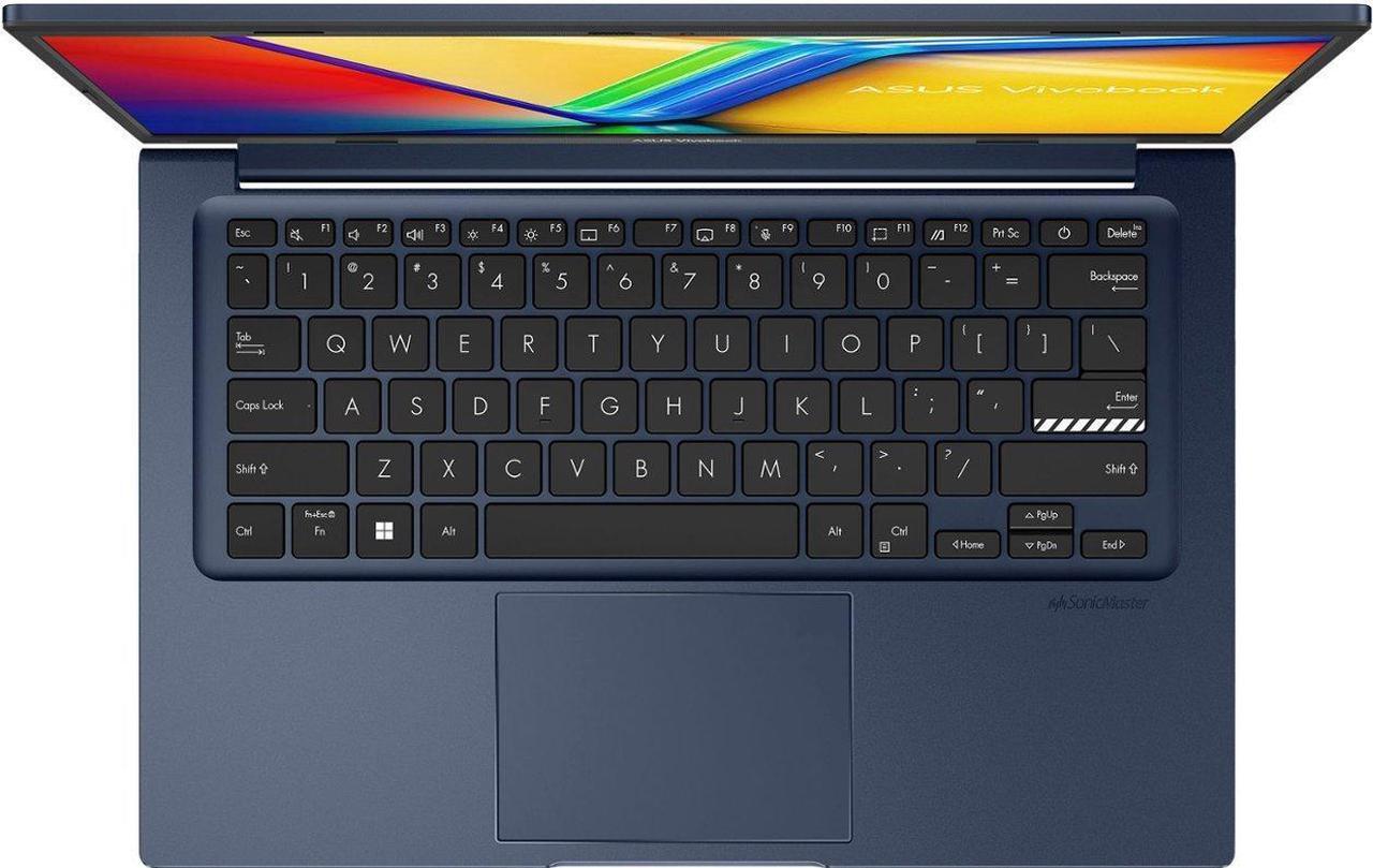 Alt view image 5 of 7 - ASUS Vivobook X1404Z Home & Business Laptop (Intel i3-1215U 6-Core, 16GB RAM, 512GB PCIe SSD, Intel UHD, 14.0" 60 Hz Full HD (1920x1080), Wifi, Bluetooth, Webcam, Quiet Blue, Win 11 Home S-Mode)