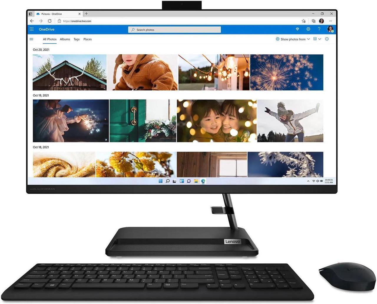 Alt view image 2 of 6 - Lenovo IdeaCentre AIO 3i Business All-in-One 27" Touchscreen IPS FHD Display (Intel i7-13620H, 64GB DDR4, 2TB PCIe SSD, Intel UHD, WiFi 6, Webcam, Bluetooth 5.2, Win 11 Home) (Renewed)