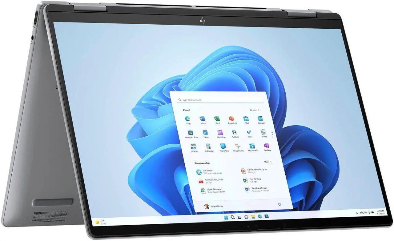 Alt view image 5 of 6 - HP Envy x360 14-fc0033dx Business 2-in-1 Laptop 14.0" Touchscreen IPS WUXGA Display (Intel Ultra 7-155U, 32GB LPDDR5, 1TB SSD, Backlit KB, Thunderbolt 4, WiFi 6E, Webcam, Win 11 Home) (Renewed)