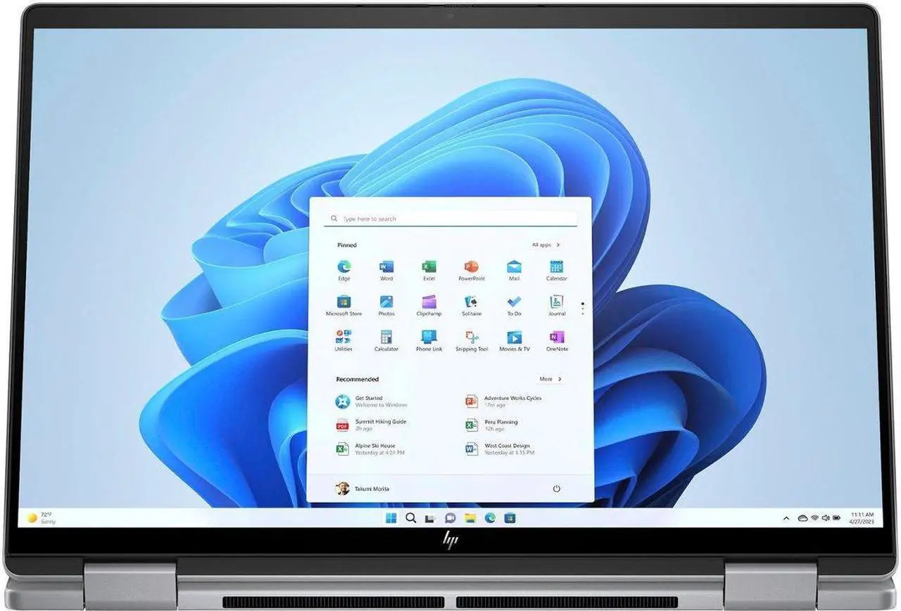 Alt view image 4 of 6 - HP Envy x360 14-fc0033dx Business 2-in-1 Laptop 14.0" Touchscreen IPS WUXGA Display (Intel Ultra 7-155U, 32GB LPDDR5, 1TB SSD, Backlit KB, Thunderbolt 4, WiFi 6E, Webcam, Win 11 Home) (Renewed)