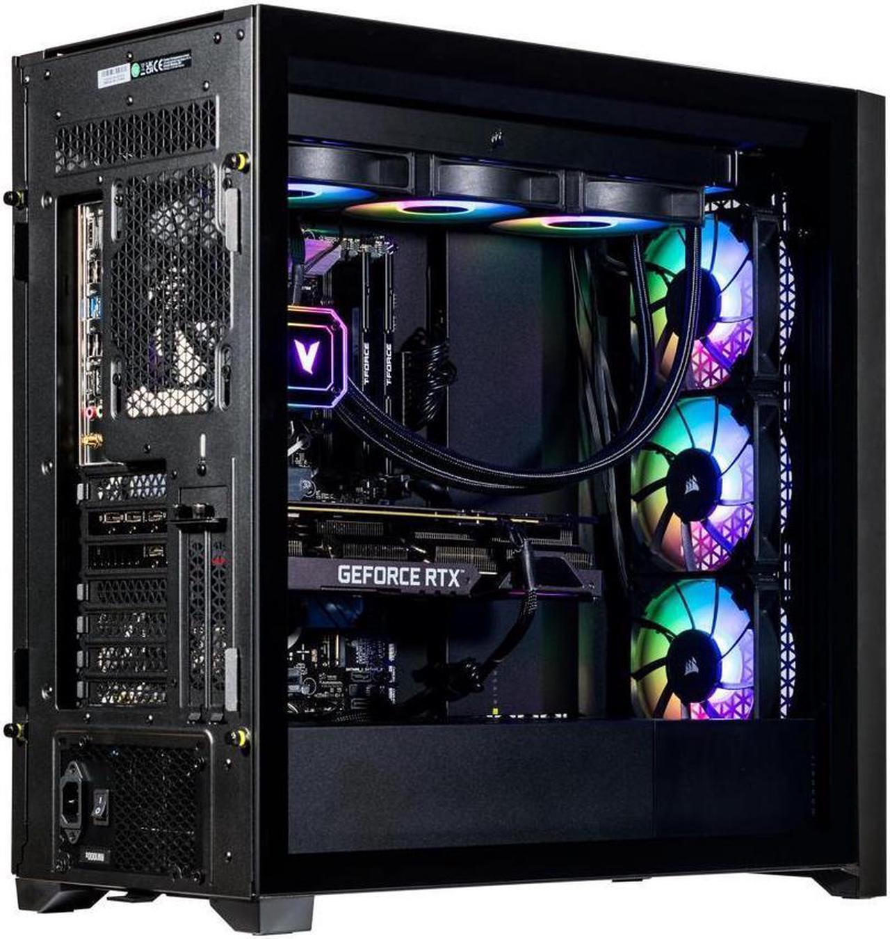 Alt view image 4 of 7 - Velztorm Aciex Gaming Desktop PC (Intel i9-14900K 24-Core, RTX 3070 8GB, 1000W PSU,64GB DDR5 4800MHz RAM, 4TB PCIe SSD + 6TB  HDD, WiFi6,BT 5.2, Win 11 Home)