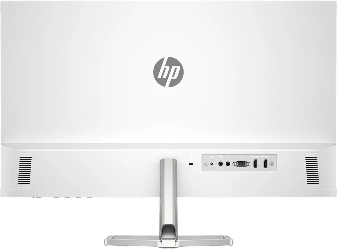 Alt view image 4 of 7 - HP 27" FHD IPS (1920x1080) Monitor with Speakers Bundle with Docztorm Dock, 100Hz Refresh Rate, 2X HDMI, 1x VGA, Flicker-Free, Ideal for Home & Business, White/Silver (2024 Latest Model)