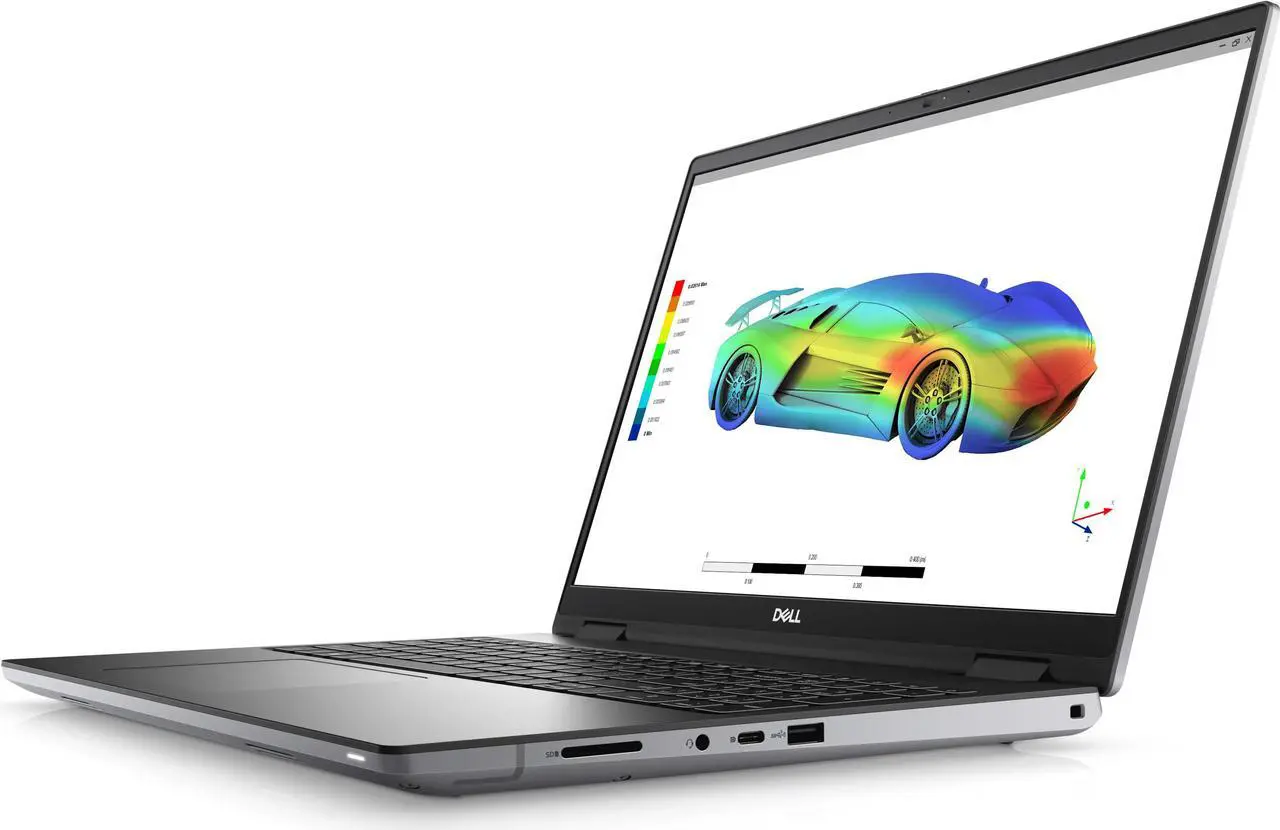 Alt view image 3 of 7 - Dell Precision 7670 16.0" WUXGA Workstation Laptop (Intel i7-12850HX, RTX A3000 12GB, 64GB DDR5, 1TB PCIe SSD, Backlit KB, 2x Thunderbolt 4, Wifi 6E, SD Reader, Webcam, Win10P)