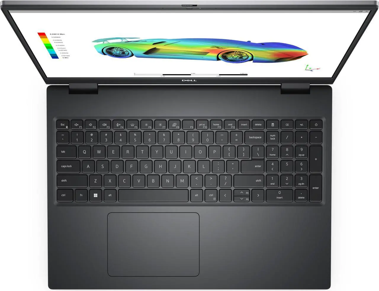Alt view image 4 of 7 - Dell Precision 7670 16.0" WUXGA Workstation Laptop (Intel i7-12850HX, RTX A3000 12GB, 64GB DDR5, 1TB PCIe SSD, Backlit KB, 2x Thunderbolt 4, Wifi 6E, SD Reader, Webcam, Win10P)