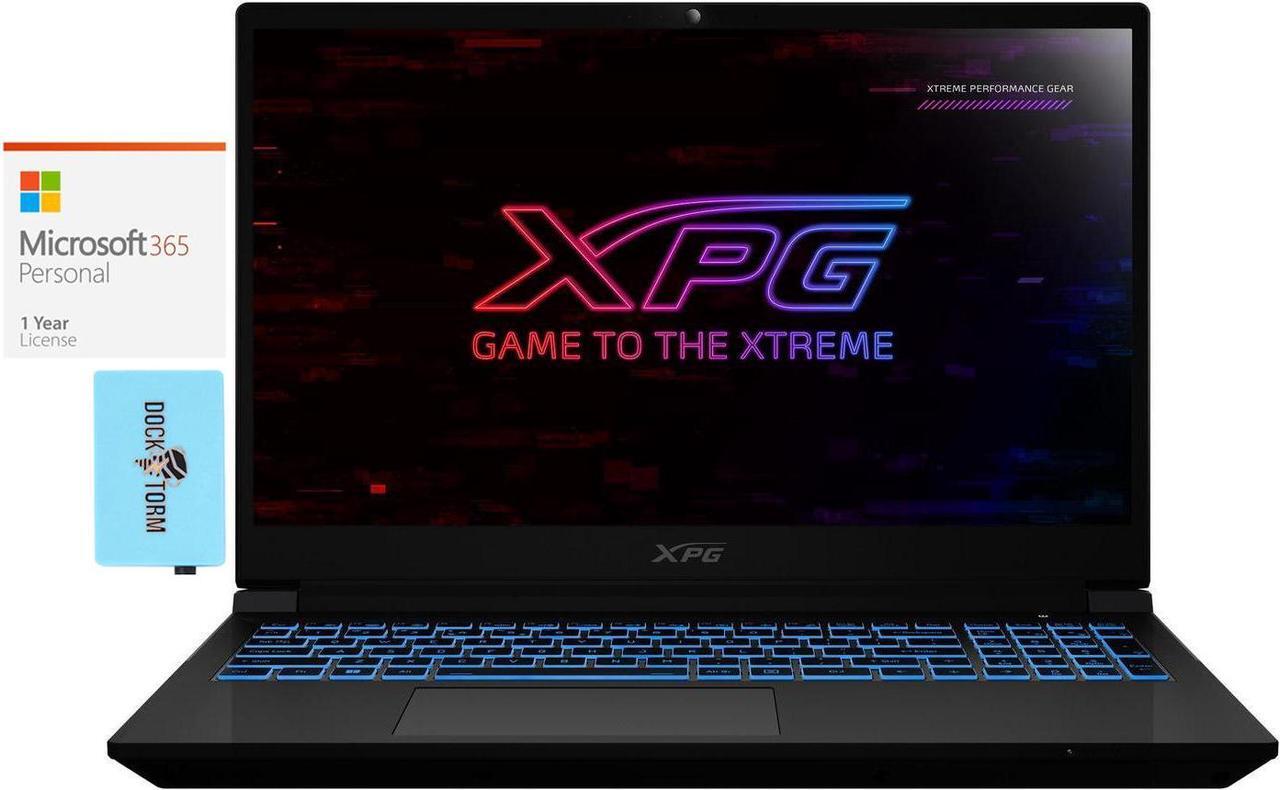 Main image of XPG XENIA 15G Gaming Laptop (Intel i7-14700HX 20-Core, 15.6" 144 Hz Full HD (1920x1080), GeForce RTX 4070, 16GB DDR5 5600MHz RAM, 4TB PCIe SSD, Win 11 Pro) with Microsoft 365 Personal , Dockztorm Hub