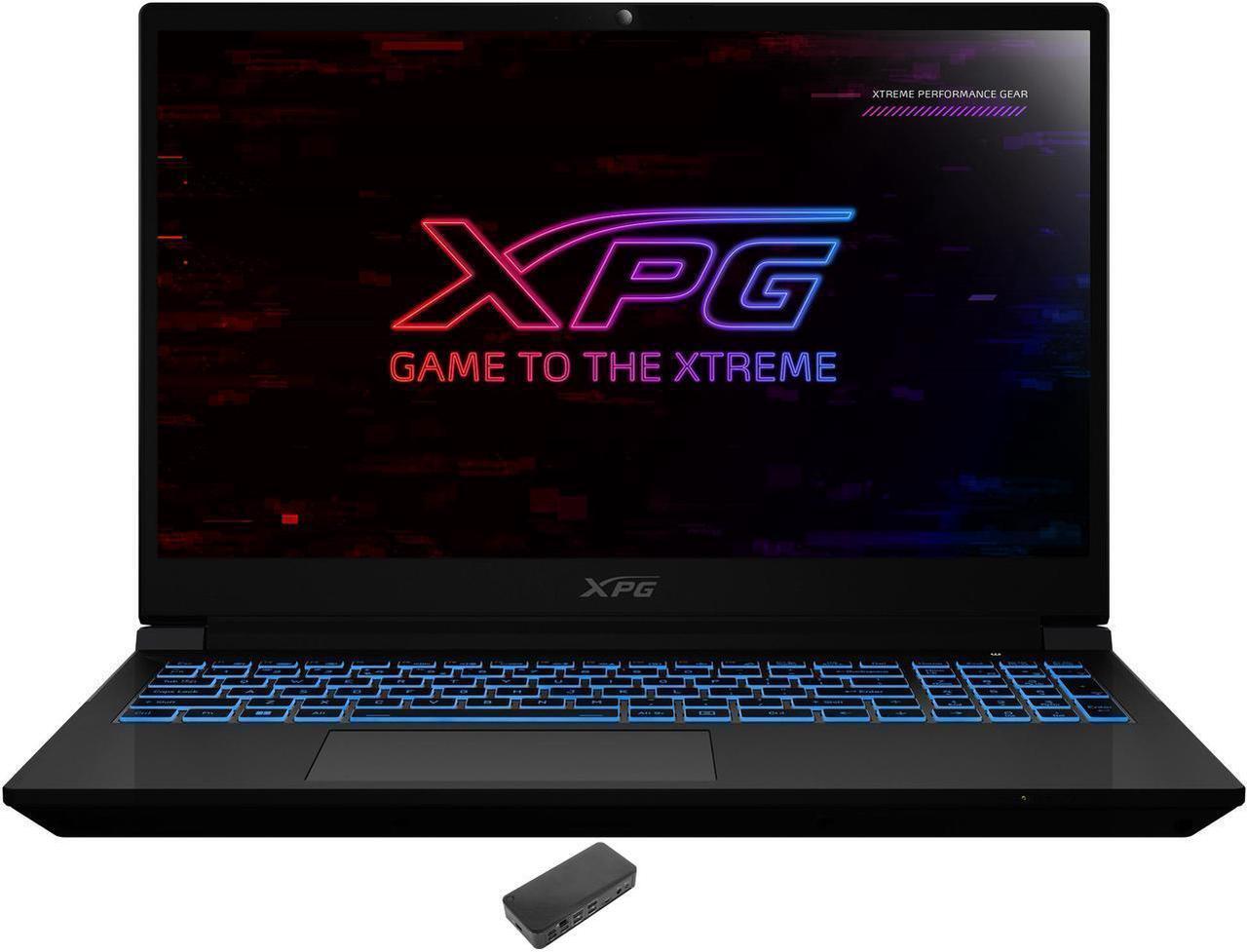 Main image of XPG XENIA 15G Gaming Laptop (Intel i7-14700HX 20-Core, 15.6" 144 Hz Full HD (1920x1080), GeForce RTX 4070, 16GB DDR5 5600MHz RAM, 4TB PCIe SSD, Backlit KB, Wifi, Webcam, Win 10 Pro) with USB-C Dock