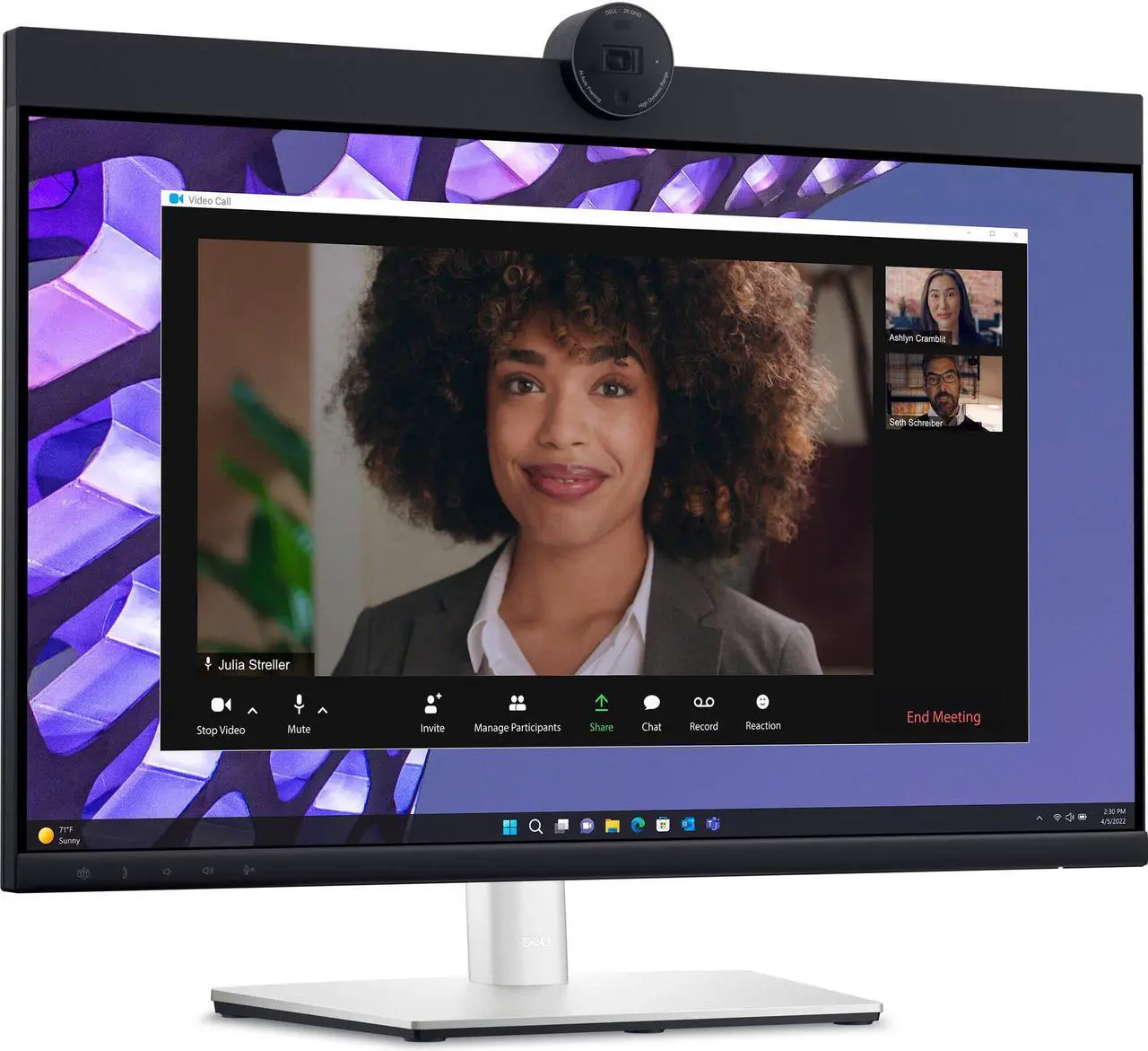 Alt view image 3 of 7 - Dell P2424HEB P2424HEB 24" Monitor: 60Hz Refresh Rate, 5 ms response time, Full HD (1920x1080) IPS, Anti-glare Screen, VESA Compatible- Ideal for Home & Business Use, Pack-2