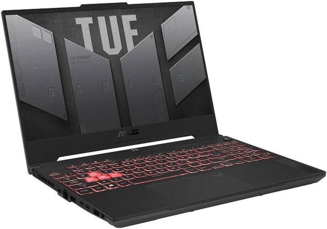 Alt view image 2 of 7 - ASUS TUF Gaming A15 Gaming Laptop (AMD Ryzen 7 7735HS 8-Core, 15.6" 144 Hz Full HD (1920x1080), GeForce RTX 4060, 16GB DDR5 4800MHz RAM, Win 11 Home) with Microsoft 365 Personal , Dockztorm Hub