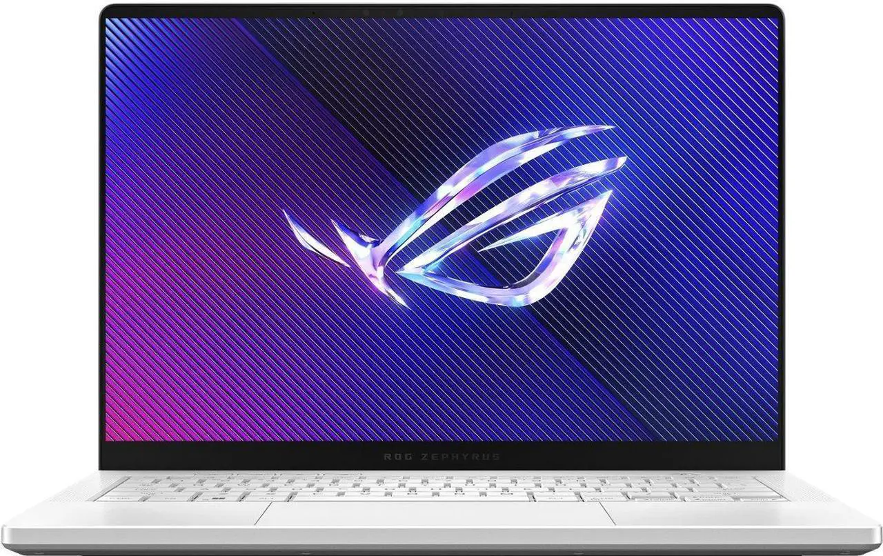 Main image of ASUS ROG Zephyrus G14 14.0" OLED 120Hz QHD Gaming Laptop (AMD Ryzen 9 8945HS, RTX 4060 8GB, 16GB LPDDR5X RAM, 2TB PCIe SSD, RGB Backlit KB, Wifi 6E, Bluetooth 5.3, Micro SD, Win 11 Home)