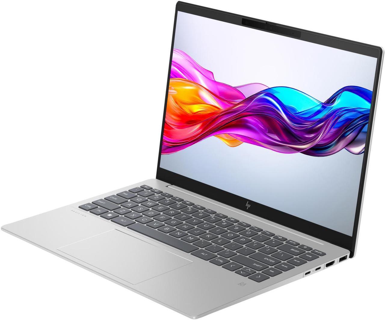 Alt view image 3 of 6 - HP Pavilion Plus 14-ew0010nr Home & Business Laptop (Intel i5-1335U 10-Core, 14.0" 120 Hz Wide QXGA (2560x1600), Intel Iris Xe, 16GB LPDDR5 5200MHz RAM, Win 11 Home) with USB-C Dock