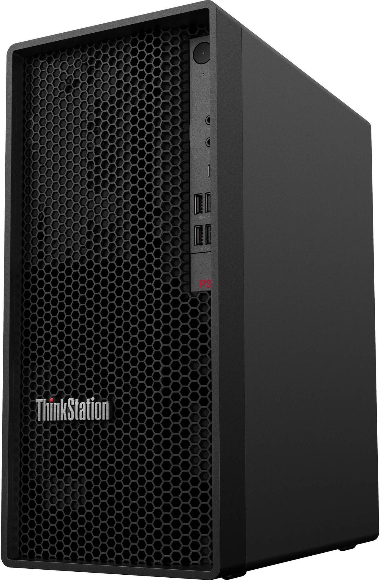 Alt view image 4 of 7 - Lenovo ThinkStation P360 Desktop (12-Core Intel i7-12700, Intel UHD 770, 16GB DDR5 RAM, 4TB PCIe SSD, Wifi 6E, Bluetooth 5.1, USB KYB and Mouse, Win 11 Home)