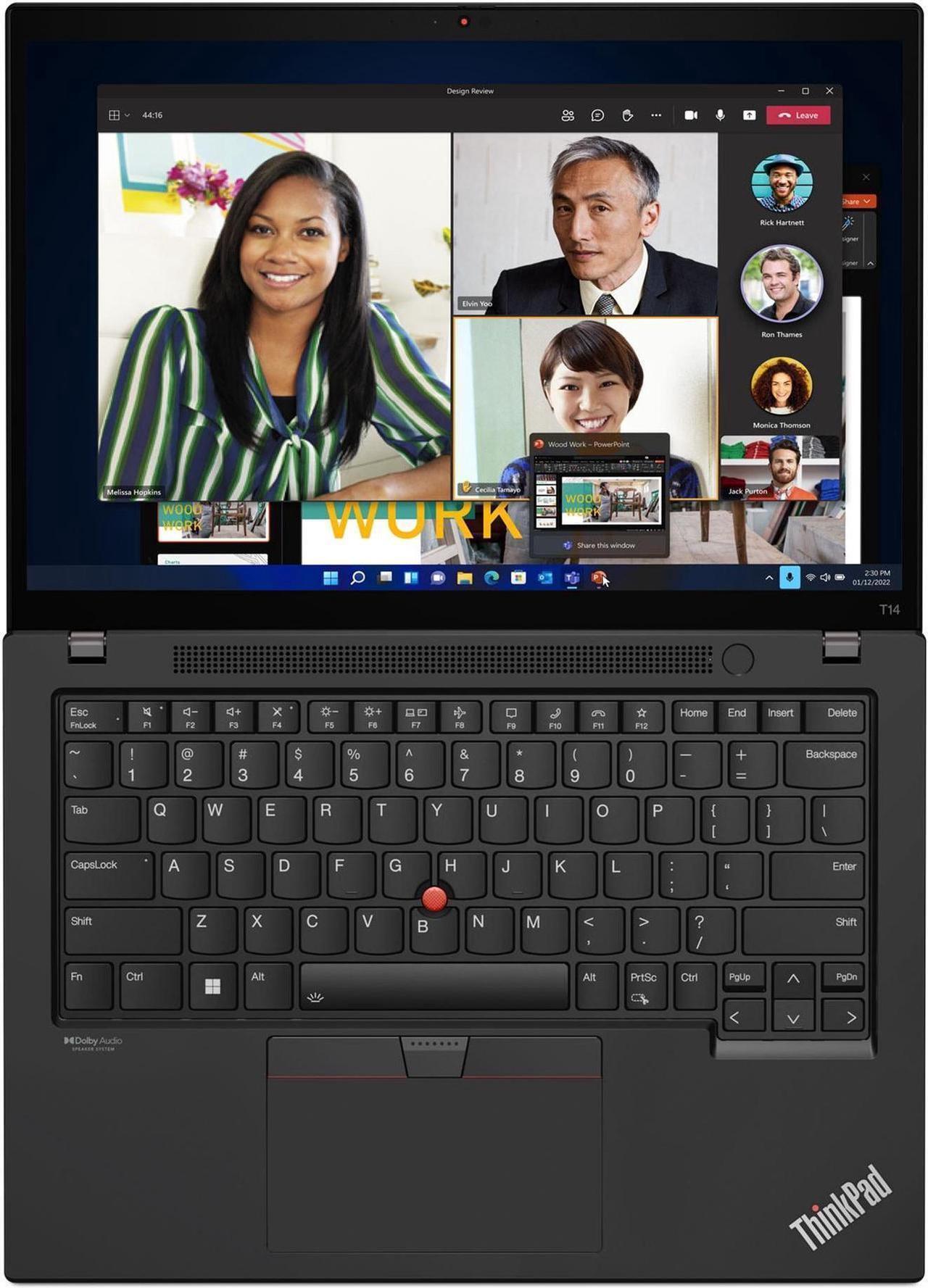 Alt view image 5 of 7 - Lenovo ThinkPad T14 Gen 3 Home & Business Laptop (AMD Ryzen 7 PRO 6850U 8-Core, 16GB LPDDR5 6400MHz RAM, 512GB SSD, AMD Radeon 680M, 14.0" 60 Hz Wide UXGA (1920x1200), Fingerprint, Win 11 Pro)