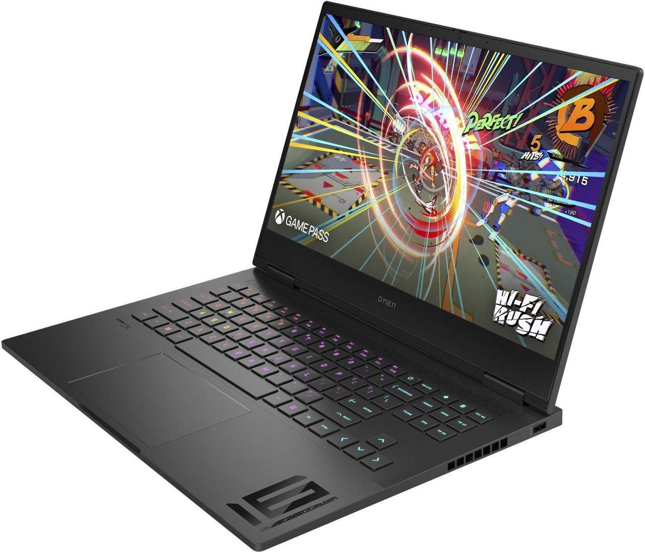 Alt view image 3 of 6 - HP Omen 16t-wf100 Gaming & Entertainment Laptop (Intel i9-14900HX 24-Core, 16GB DDR5 5600MHz RAM, 2x1TB PCIe SSD (2TB), GeForce RTX 4070, 16.1" 165 Hz Full HD (1920x1080), Win 11 Home) (Renewed)