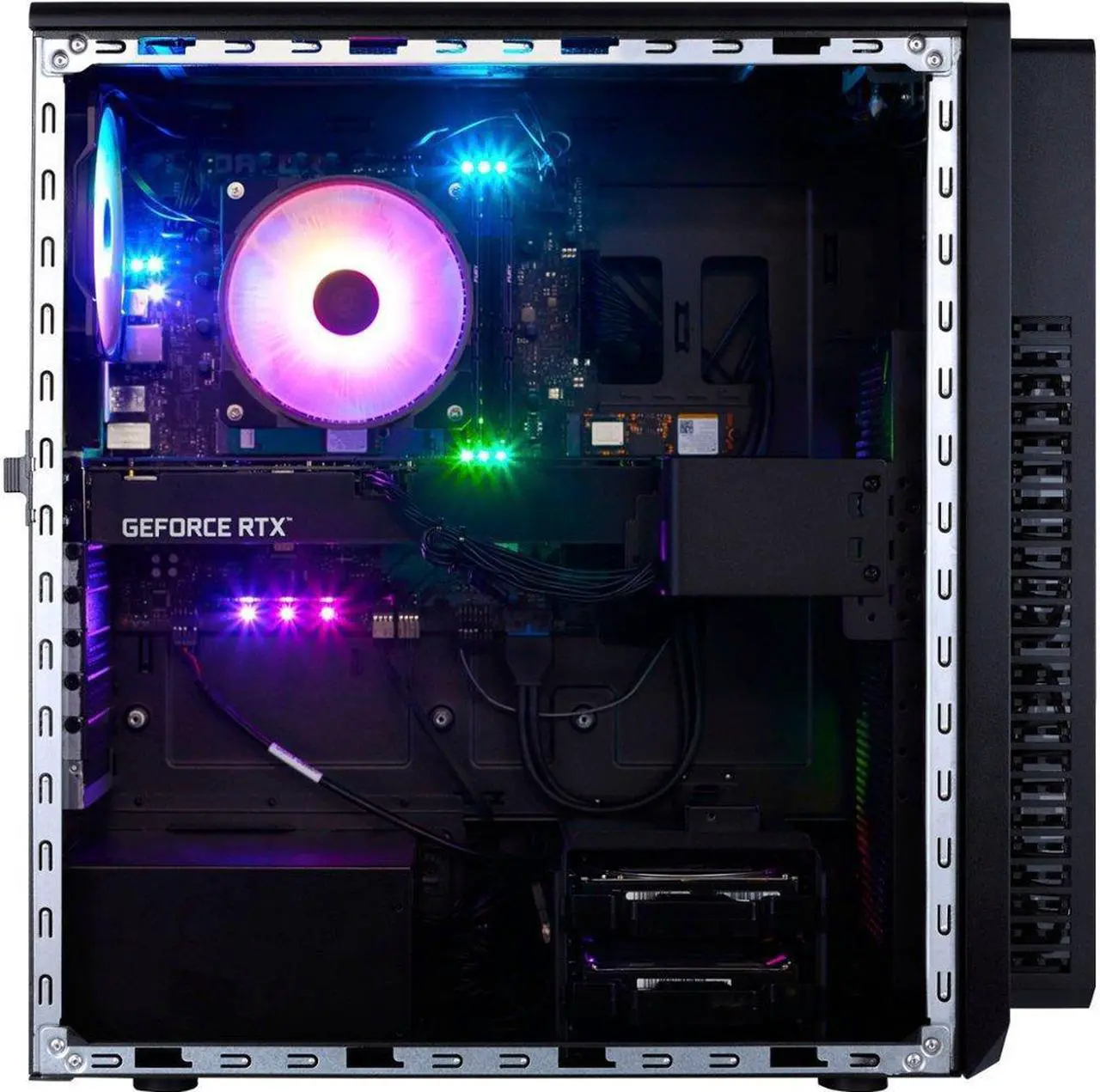 Alt view image 5 of 6 - Acer Predator Orion 5000 Gaming Desktop PC (Intel i7-14700F 20-Core, GeForce RTX 4070 SUPER 12GB, 32GB DDR5 4400MHz RAM, 1TB SSD, Wifi, Bluetooth, Win 11 Home) with Premium Backpack