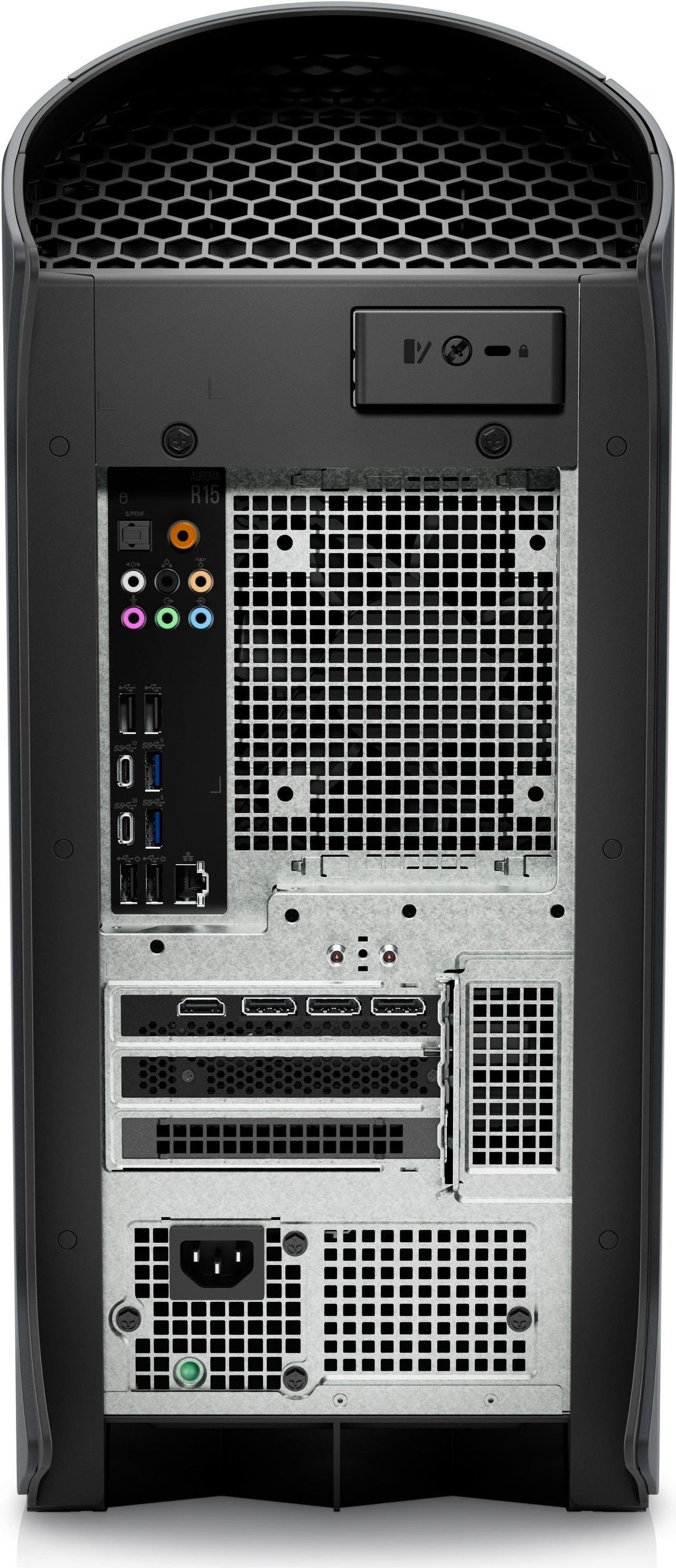Alt view image 7 of 7 - Alienware Aurora R15 Gaming Desktop PC (AMD Ryzen 9 7900X, GeForce RTX 4080 16GB 16GB GDDR6X, 32GB DDR5, 512GB PCIe SSD, RGB Fans, Liquid Cooling, 750W PSU, WiFi 6E, Bluetooth, Win 11 Home) (Renewed)