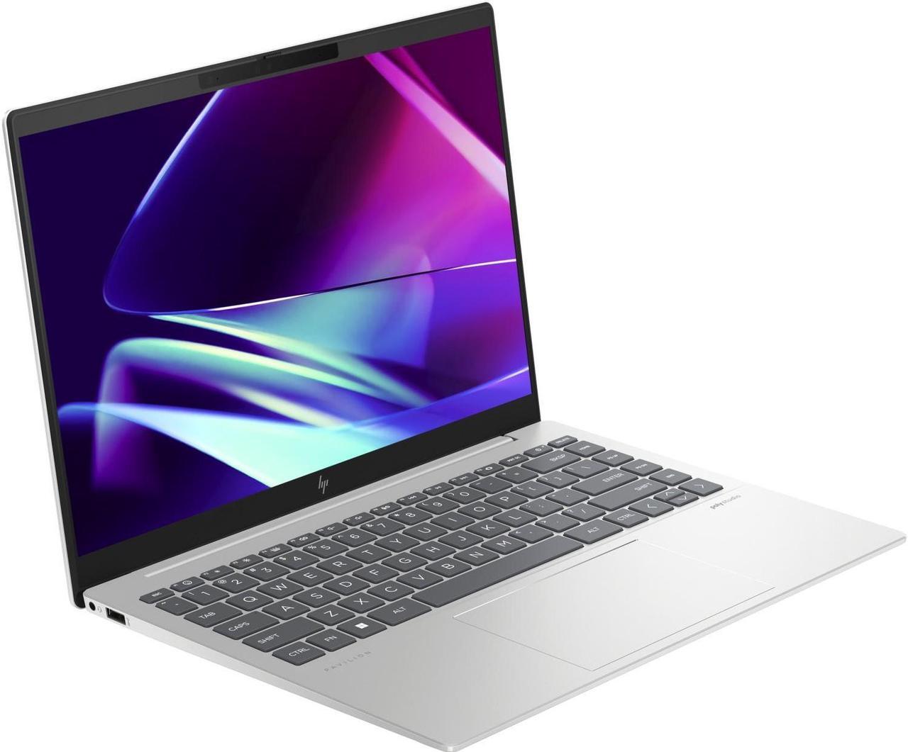 Alt view image 2 of 6 - HP Pavilion Plus 14t-ew100 Home & Business Laptop (Intel Ultra 5-125H  14-Core, 16GB LPDDR5 7466MHz RAM, 8TB PCIe SSD, Integrated GPU, 14.0" 120 Hz Wide QXGA (2560x1600), Wifi, Win 11 Home)